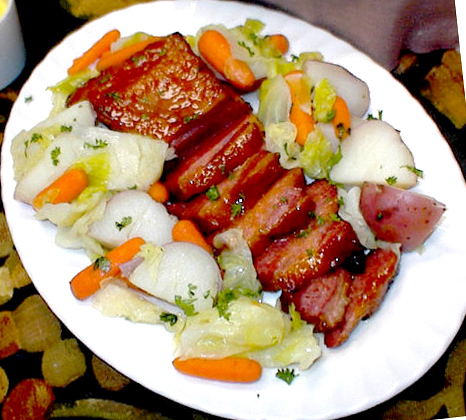 Corned Beef and Cabbage For St Patrick Day Menu
